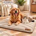 ELZQIRIA™ Cloud Quilted Pet Mat – Foldable Padded Dog & Cat Resting Pad for Home, Crates & Travel