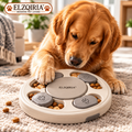 ELZQIRIA™ Orbit Interactive Dog Treat Puzzle – Sliding Food Enrichment Toy with Rotating Compartments