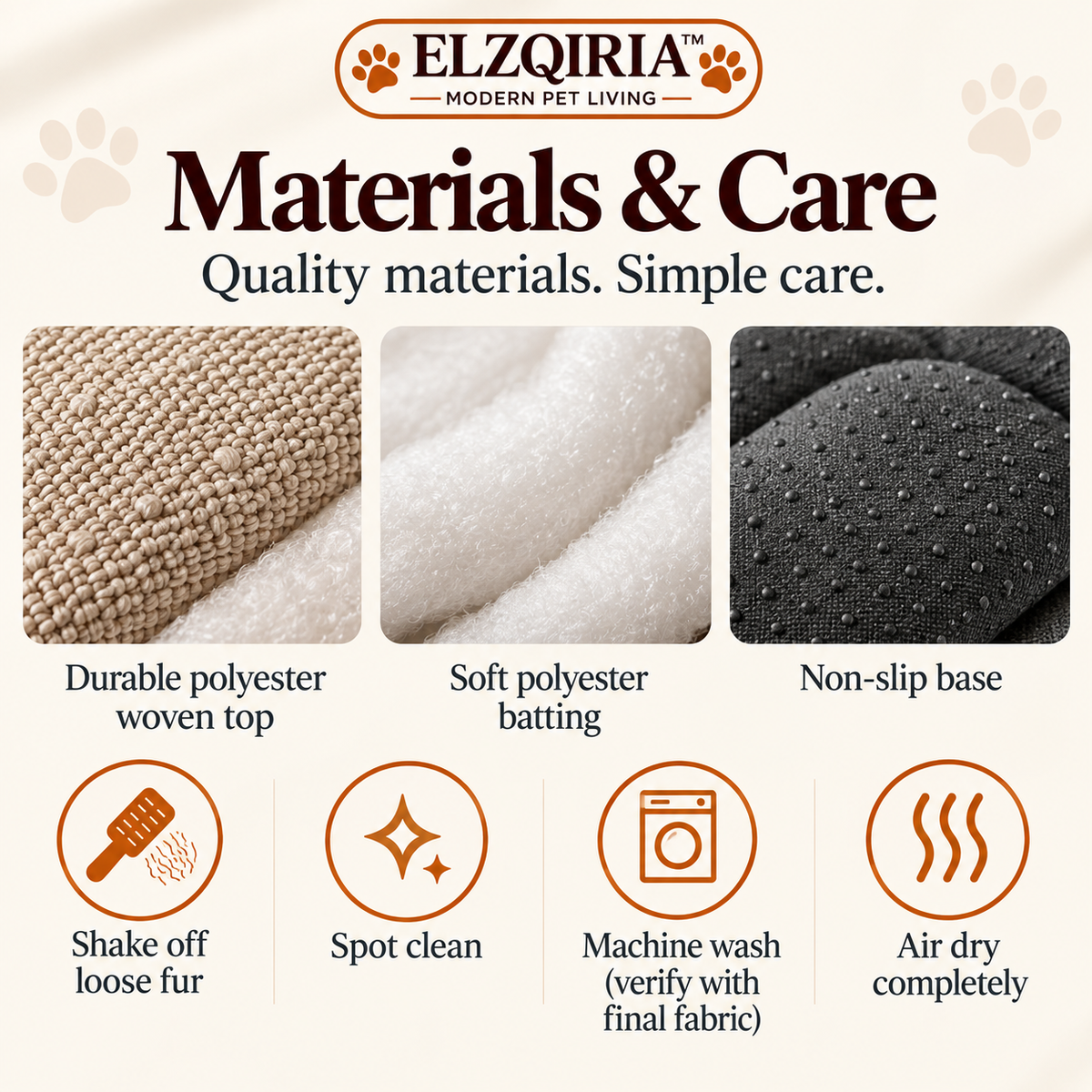 ELZQIRIA™ Cloud Quilted Pet Mat – Foldable Padded Dog & Cat Resting Pad for Home, Crates & Travel