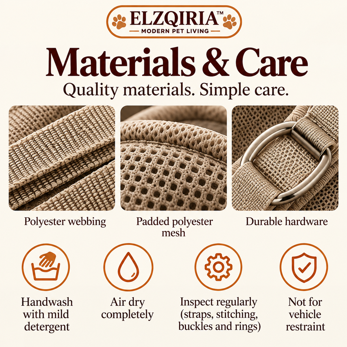 ELZQIRIA™ Form Adjustable Dog Harness – Padded Everyday Walking Vest with Front & Back Leash Attachments